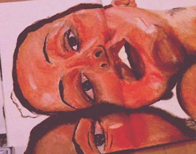 Oil painting, inspired by Jenny Saville