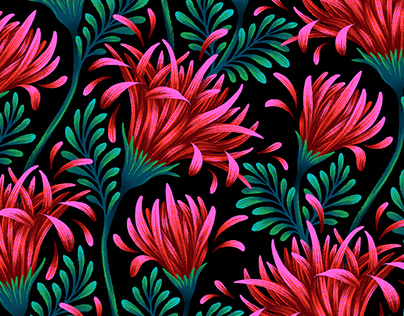 Project thumbnail - Daisies Floral Pattern