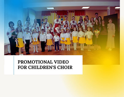 Promotional Video for Children's Choir