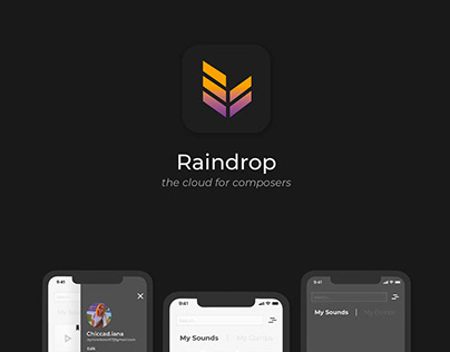 Raindrop - App Microinteractions