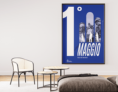 Poster Primo Maggio commissionato da Comune di Bologna