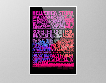 Helvetica Story poster