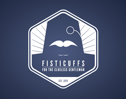 Fisticuffs For The Clueless Gentleman - Logo Design