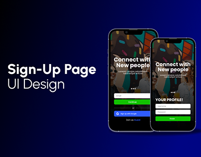 Sign-Up Page UI Design