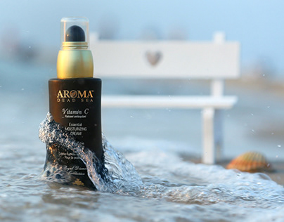 Dead Sea cosmetic product photography