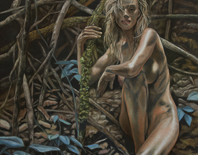 "Julia", oil on canvas, 120 x 80 cm