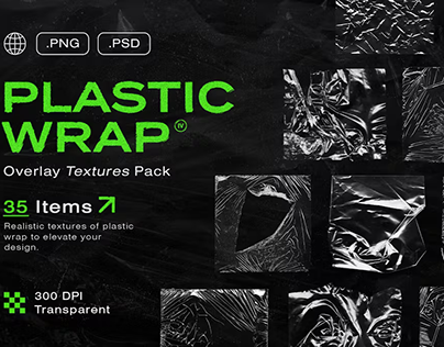 Plastic Wrap Overlay Textures Pack [FREE DOWNLOAD]