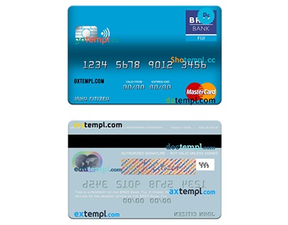 Fiji BRED Bank mastercard