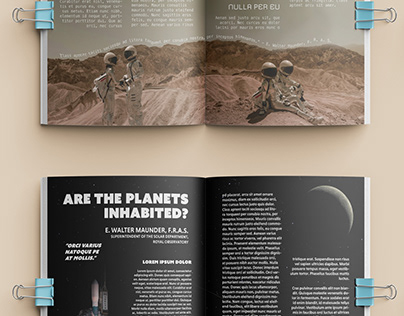 Are The Planets Inhabited? - Magazine Spreads