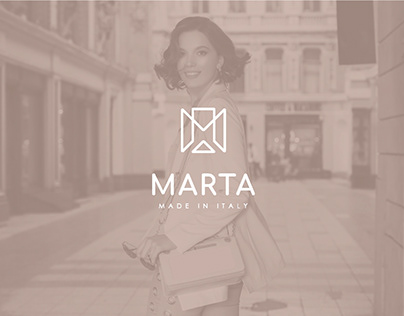 Logo e immagine coordinata Marta - borse Made in Italy