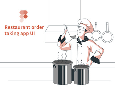 Restaurant order taking app UI