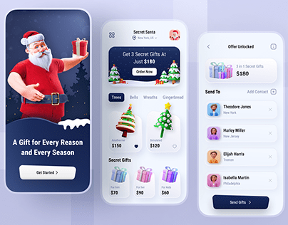 Christmas Store App UI 🎅🎄