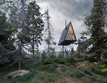 PAN Treetop Cabins by Espen Surnevik