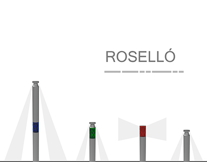 Roselló, iluminación modular para carril bici
