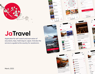 Mobile application for traveling in Japan