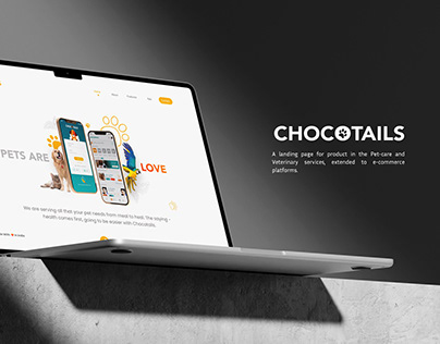 Chocotails Landing Page- UX Design