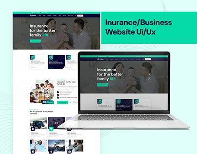 Insurance Agency Full website Design | Ui Design