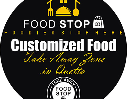 Food Stop 2X2 Stiker Design
