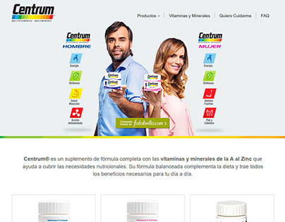 Sitio Web para empresa Farmacéutica