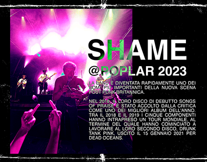 Project thumbnail - SHAME | POPLAR 2023