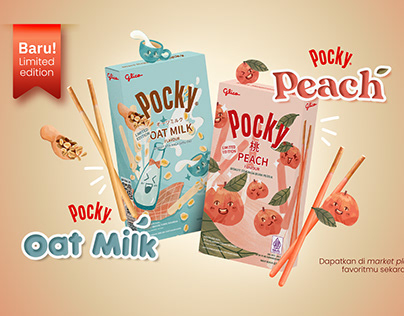Illustrative Design Packaging for Pocky