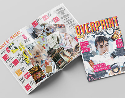 Project thumbnail - Overprint Graphic Design Magazine