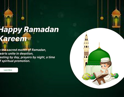 Ramadan Landing page