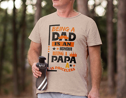 Father's day t shirt design.
