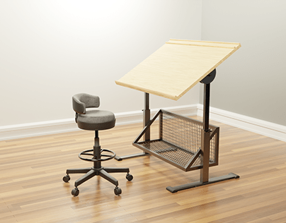Drafting Table and Chair Design
