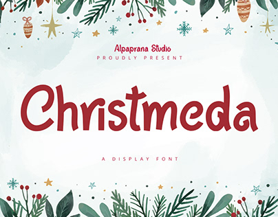 Christmeda - Playful Display Font