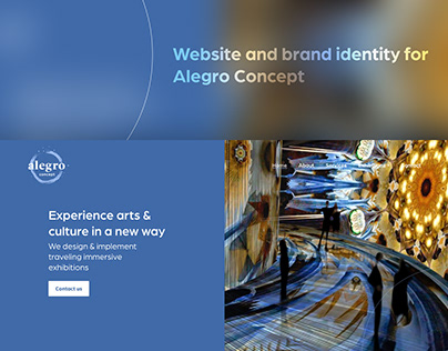 Website and branding for Alegro Concept