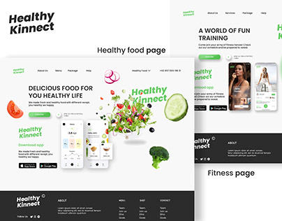 Healthy Kinnect Web Design Project