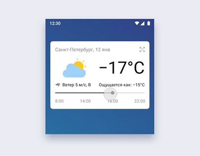 Weather widget
