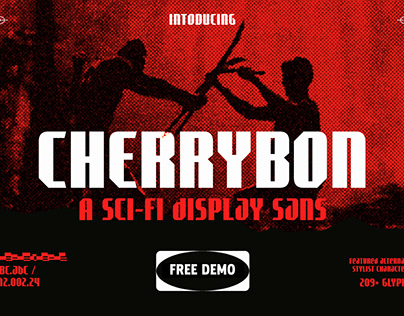 Cherrybon – Sci-fi Display Font - FREE Font