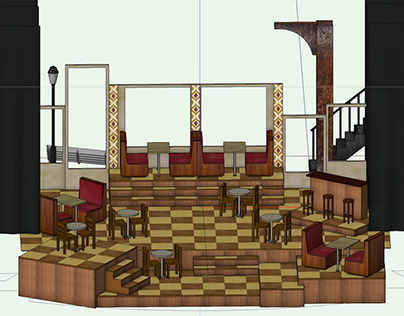 The Hope and Heartache Diner Scenic Design