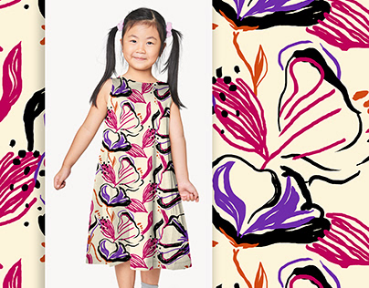 Floral girly pattern