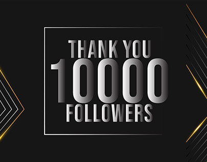 Thank You 10000 followers banner