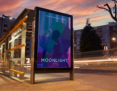 Project thumbnail - Reinterpretation of the Moonlight movie poster