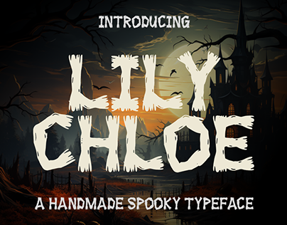 Lily Chloe - Handmade Spooky Typeface