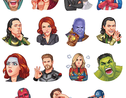 Avengers stickers