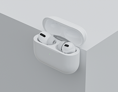 Project thumbnail - 3D Airpods Animation