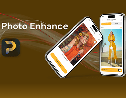 Photo Enhance App UX/UI