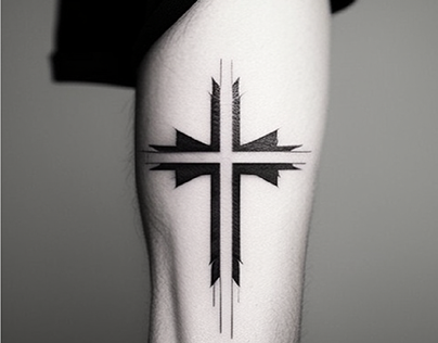 Tattoo cross