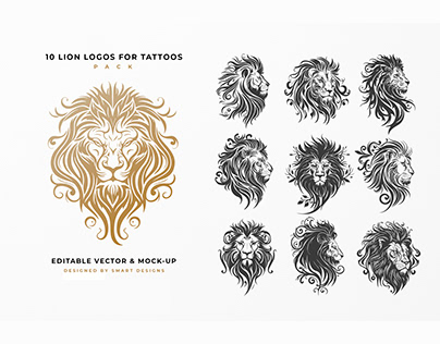 LION LOGOS FOR TATTOOS