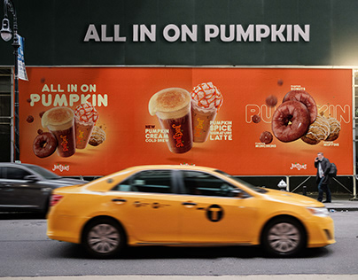 JuiceJuice Donuts Pumpkin Outdoor Promotion