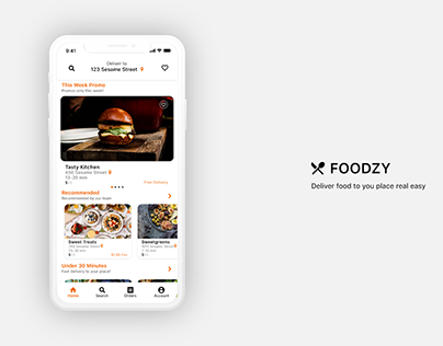 Foodzy - Food Delivery App