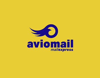 Aviomailexpress logo design