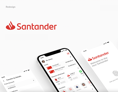 Santander mobile app redesegn
