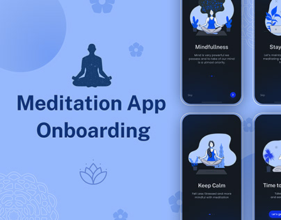 Meditation App Onboarding Screen