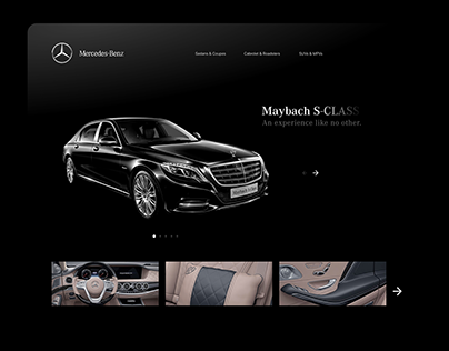 Mercedes Website UI/UX Re-design